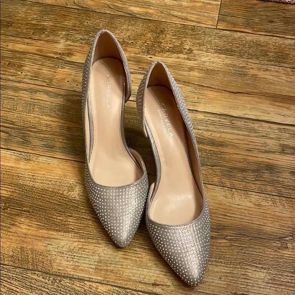 Silver Studded Women's Shoes Kurt Geiger